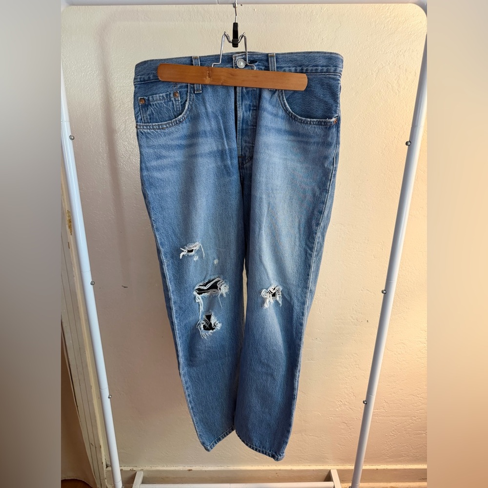 Levi’s 501 Distressed Jeans
